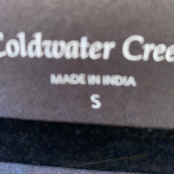 Coldwater Creek Maxi Embroidered Brown Prairie Dress - Picture 3 of 5